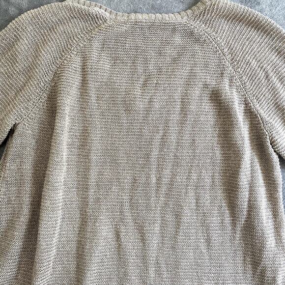 Eileen Fisher Knit Linen Sweater Top Women's XL Boho Cottagecore - Picture 5 of 10